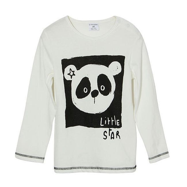 Detské tričko s dlhými rukávmi - panda 1