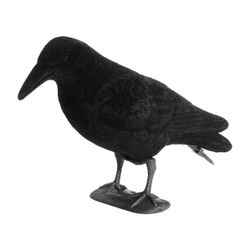 Halloweenská dekorace - černá vrána 