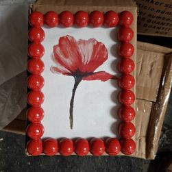 Okvir za fotografije Blokker Bobbins - 10x15 cm - rdeč ZO_XDKO83805
