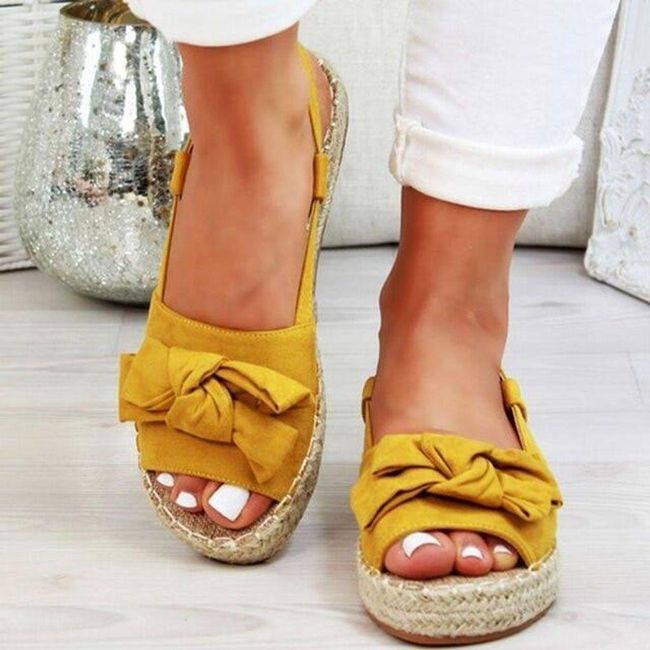 Дамски сандали Minna Yellow - размер 36, Размери на обувките: ZO_228213-36 1
