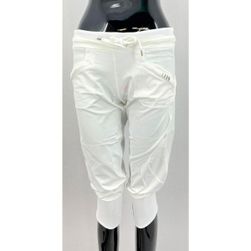 Damskie spodnie 3/4 - białe, rozmiary XS - XXL: ZO_03aab710-9633-11ec-8f3a-0cc47a6c9c84