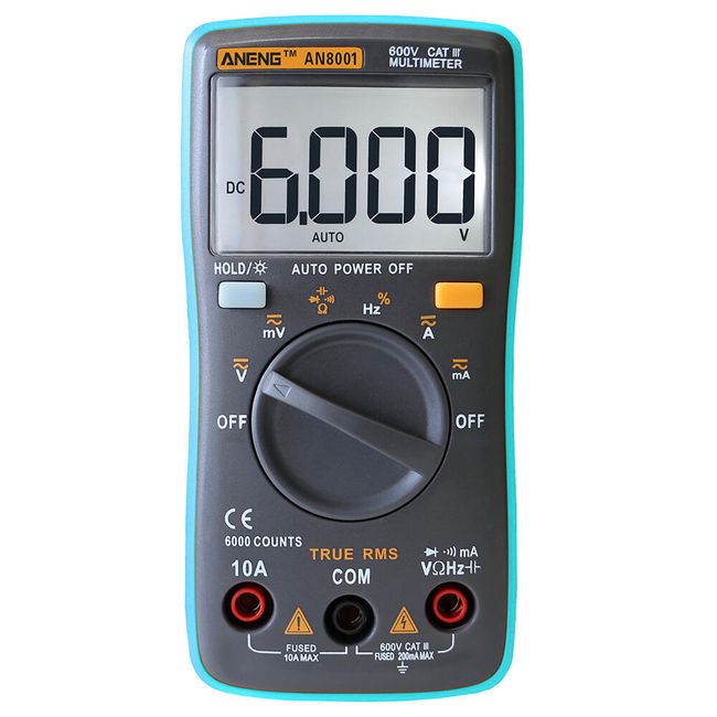 Digitalni multimeter z dodatki - AN8001 1