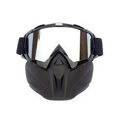 Ski goggles with a mask HL54
