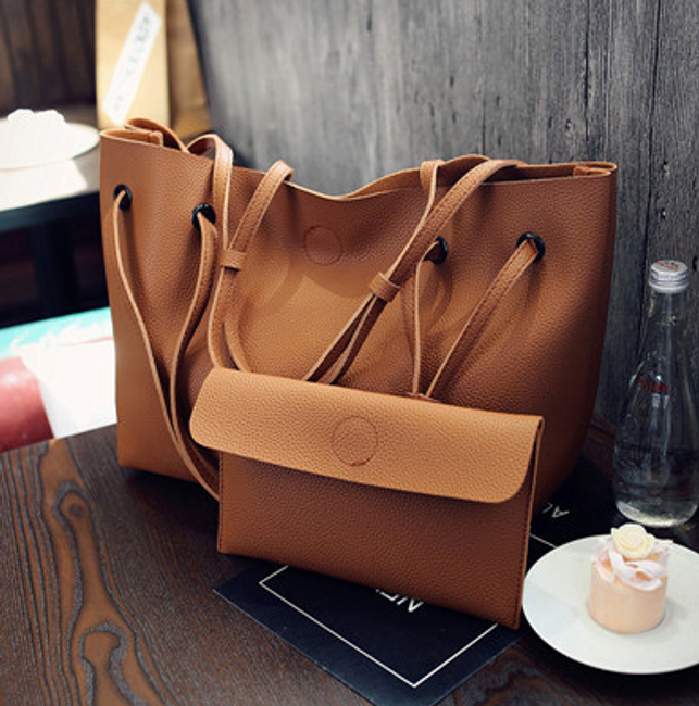 Luxusní stylová kabelka s pouzdrem ve více barvách 1