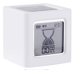 Cube - Wyłącznik czasowy z lampką nocną LCD, zarządzanie czasem od 0 do 99 minut, wyłącznik czasowy, wyłącznik czasowy lampki nocnej, dla dzieci, lampka do karmienia ZO_98-1E12991
