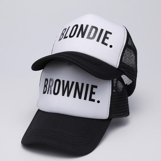 Унисекс бейсболна шапка Blondie/Brownie 1