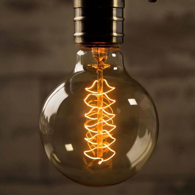 Retro light bulb Edison 1