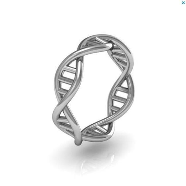 Dámský prstýnek - Šroubovice DNA 1