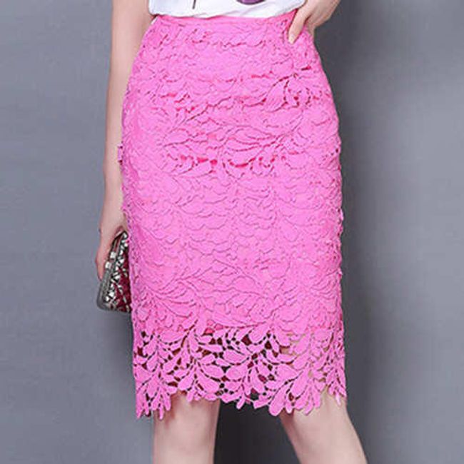 Elegantní sukně s vysokým pasem - 4 barvy 1