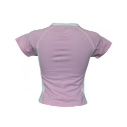 Дамска памучна тениска Hawai, розова, размери XS - XXL: ZO_e543262a-8fea-11ec-8428-0cc47a6c9370