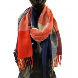Кариран шал с ресни ZO_256603