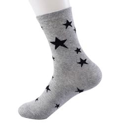 Vysoké ponožky s hvězdičkami - různé barvy