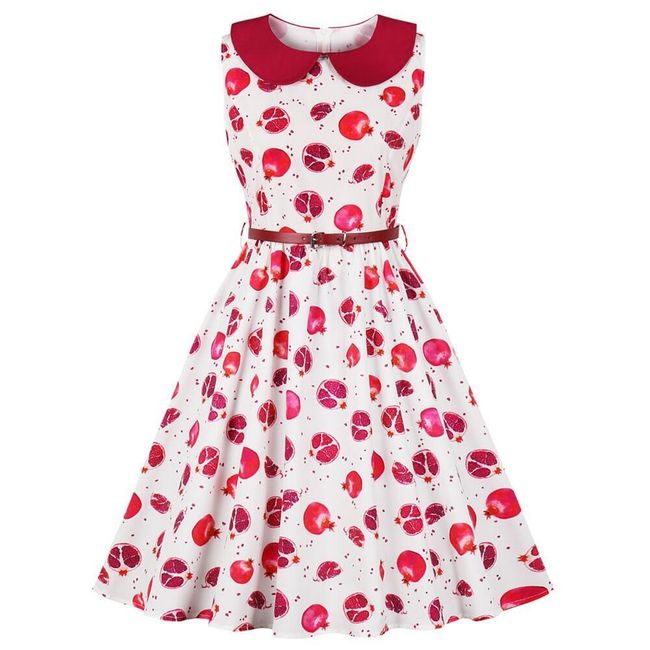 A-shaped dress Pomegranate 1