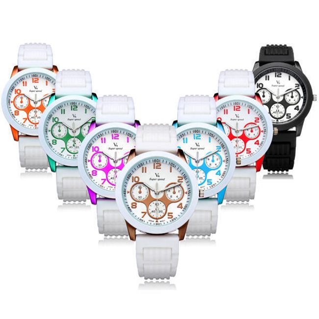 Dámské sportovní hodinky v různých barvách 1