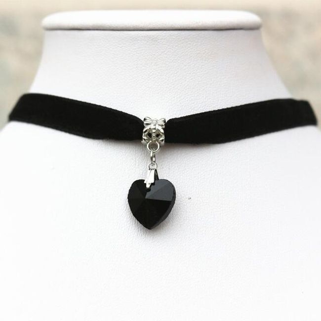 Stylový choker náhrdelník s různými přívěsky - 19 variant 1