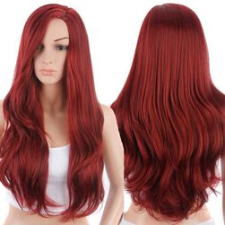 Червена дамска перука