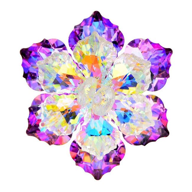 CINDY XIANG Broševi s kristalnim sjajem cvijeća za žene, dostupne 4 boje SS_1005003688772592 1