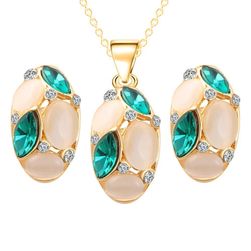 Elegancki zestaw biżuterii - 3 kolory