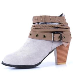 Botine 34 - 43 Gri_Mărimea nr. 38, PANTOF Mărimi: ZO_236466-38