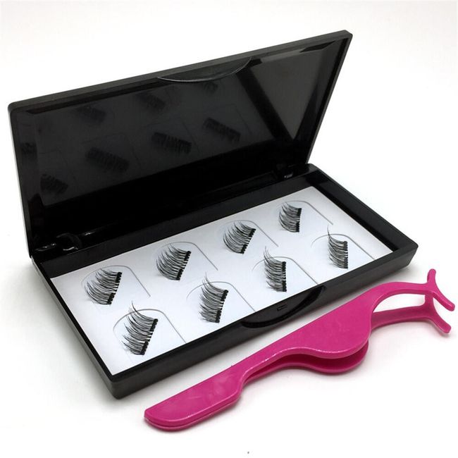 Magnetic eyelashes and a pair of tweezers M10 1