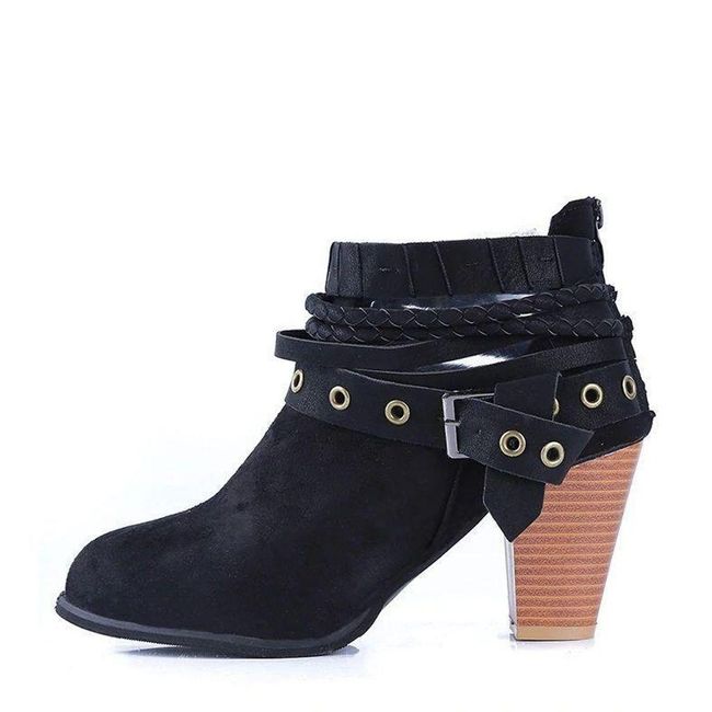 Ankle boots 34 - 43 Black_size 38, Veľkosti obuvi: ZO_236304-38 1