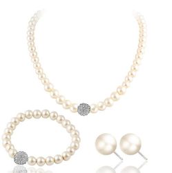 Sada šperků z umělých perel