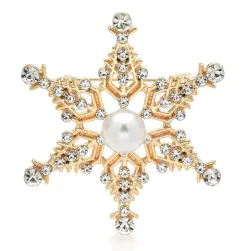 Women´s brooche Snowflake