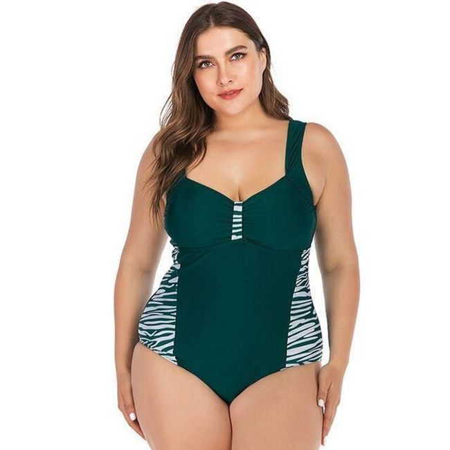 Damski jednoczęściowy kostium kąpielowy Veronica Green, Rozmiary XS - XXL: ZO_229500-S 1