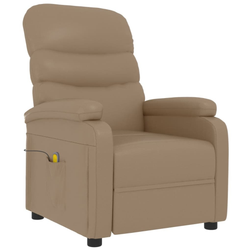 Cappuccino masažna fotelja od umjetne kože ZO_289695-A