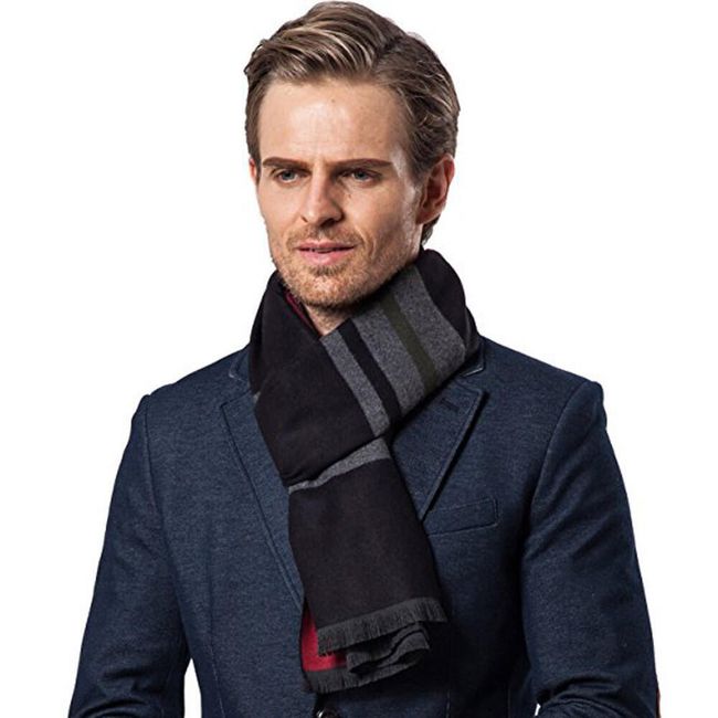 Pánská elegantní zimní šála  1