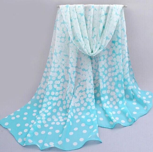 Дамски шал в пастелни цветове - 3 варианта 1