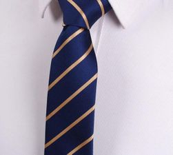 Krawat męski ze wzorem - 17 wariantów