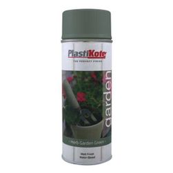 Plastikote Garden Colors Vopsea aerosol cu pulverizator Herb Garden Green 400 ml ZO_254674