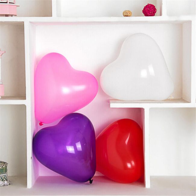 Опаковка балони с форма на сърце 1