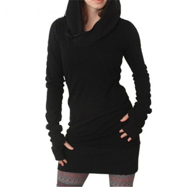 Ženski pulover krilo-črna barva 1