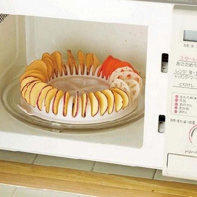 Microwave chips baking pan MA59 1