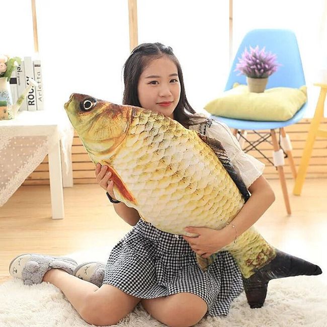 Dekorativni jastuk u obliku ribe - 4 veličine 1