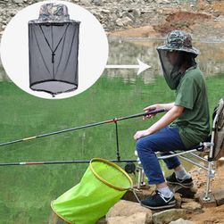 Рибарска шапка с мрежа против комари