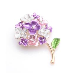 Broșă pentru femei Lilac