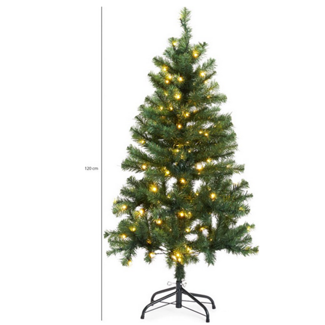 Umělý vánoční stromek s osvětlením 120cm ZO_264777 1