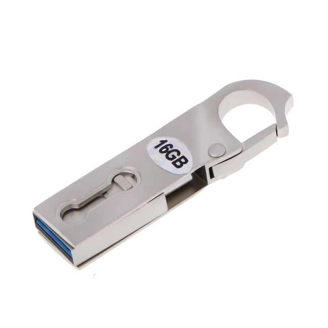 USB flash disk 16GB, 32GB s karabinou 1