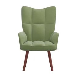 Sprostitveni fotelj svetlo zeleni žamet ZO_354866-A
