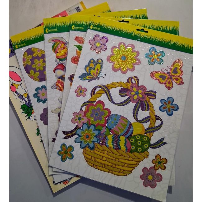Folija za okna Velikonočni motivi 42 x 30 cm ZO_SAP280225023 1