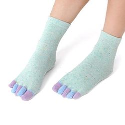 Barevné prstové ponožky - různé barvy