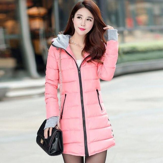 Damska kurtka zimowa Ketlin Pink - rozmiar 5, Rozmiary XS - XXL: ZO_235980-XL 1