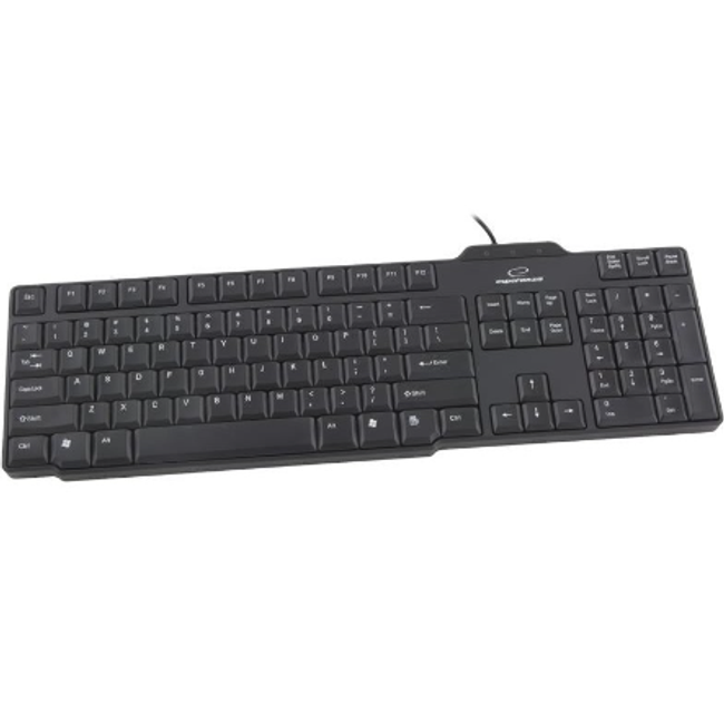 Esperanza EK116 BUFFALO tastatură standard, layout US, USB, negru EK116 ZO_259691 1