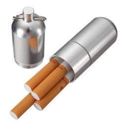 Stylový přívěsek na klíče v podobě pouzdra na cigarety
