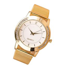 Elegantní hodinky zdobené kamínky - 2 barvy