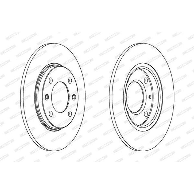 Kočioni disk DDF244 ZO_116888 1