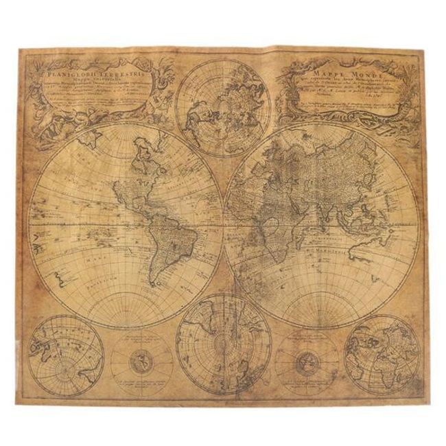 Historická dekorativní mapa 1